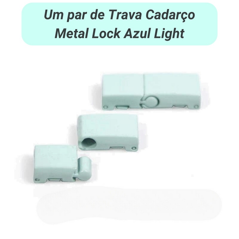 Trava Cadarço Metal Lock